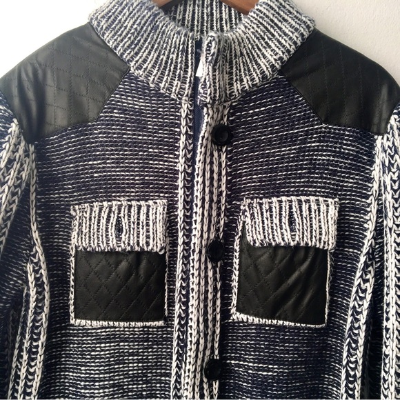 Men’s Cardigan knit sweater - Picture 7 of 9